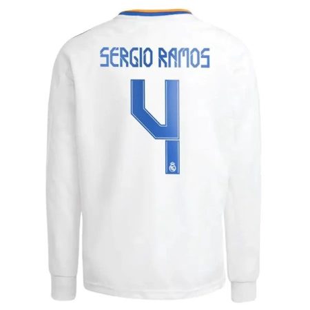 Camisola Real Madrid Sergio Ramos 4 Principal 2021 2022 – Manga Comprida